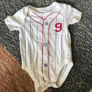 Baseball onesie